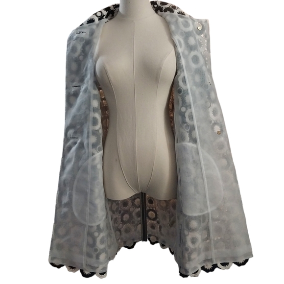 Kate Spade New York Cotton Guipure Lace Coat - Picture 7 of 9